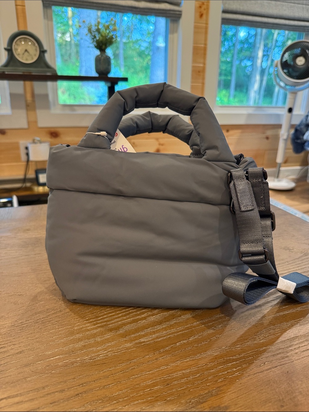 lululemon athletica Padded Mini Tote in Charcoal Gray - Picture 4 of 7